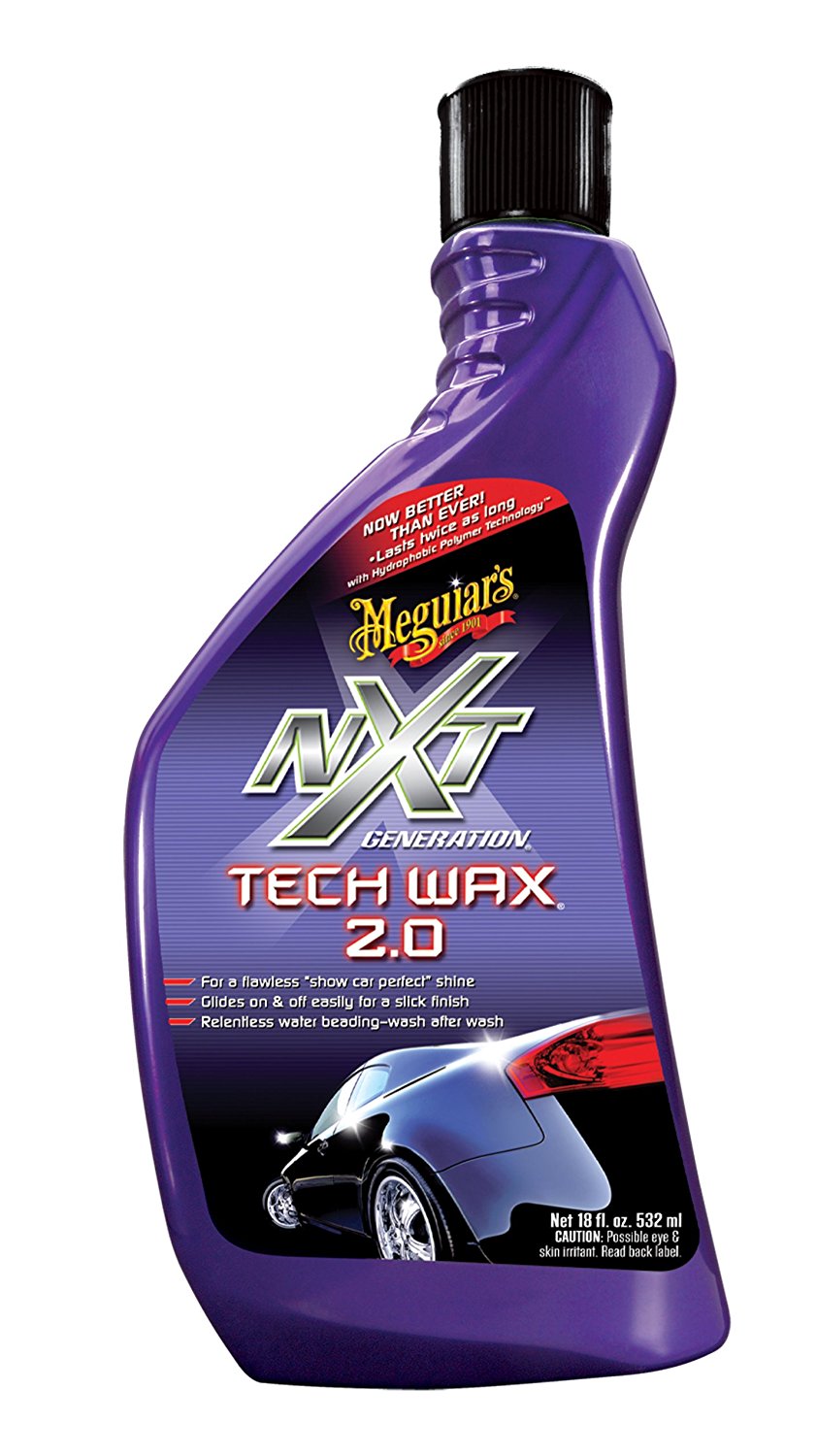 bottle of meguiars g12718 tech wax